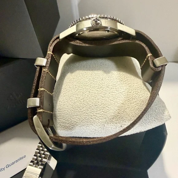 Zodiac Super Sea Wolf 53 Compression Auto Date Classic Sport Mens Watch - Picture 4 of 7